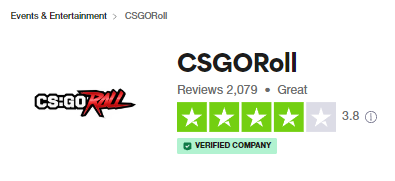 CSGORoll Trustpilot